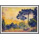 Provence Landscape 1898, A New Print Of an Henri Edmond Cross Painting