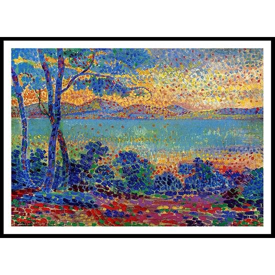 Provence Landscape 1900, A New Print Of an Henri Edmond Cross Painting