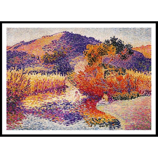 River in Saint Clair 1908, A New Print Of an Henri Edmond Cross Painting