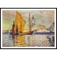 San Giorgio Maggiore Venice 1903 04, A New Print Of an Henri Edmond Cross Painting