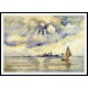 Sunset on the Lagoon Venice 1903 04, A New Print Of an Henri Edmond Cross Painting