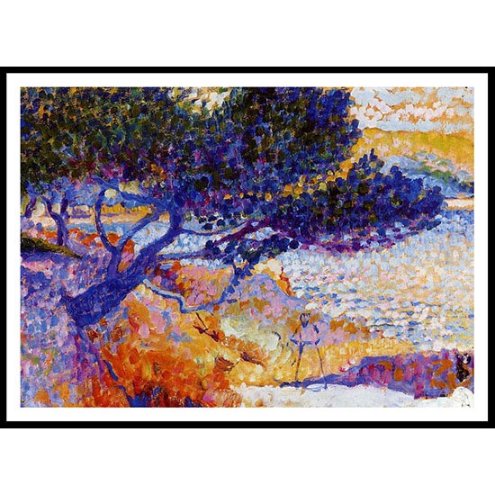 The Bay of Cavaliere study 1906, A New Print Of an Henri Edmond Cross Painting