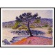 The Beach Evening 1902, A New Print Of an Henri Edmond Cross Painting