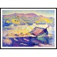 The Blue Boat 1899, A New Print Of an Henri Edmond Cross Painting