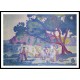 The Farm Morning 1893, A New Print Of an Henri Edmond Cross Painting