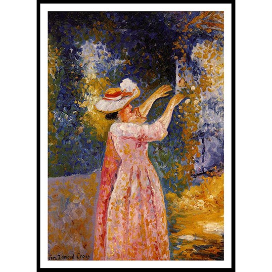 The Flowered Column 2 1901, A New Print Of an Henri Edmond Cross Painting