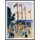 The Fourth of July by the Sea, A New Print Of an Henri Edmond Cross Painting