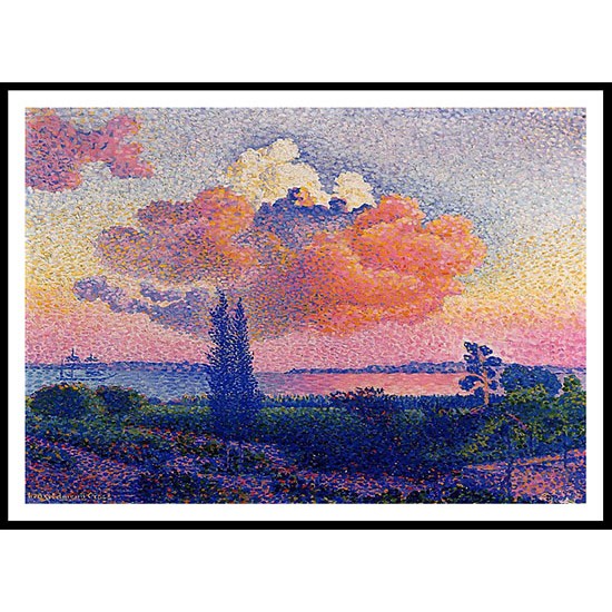 The Pink Cloud 1896, A New Print Of an Henri Edmond Cross Painting