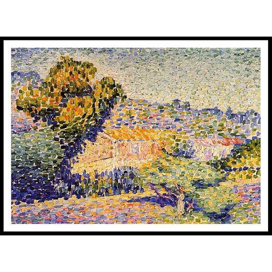 The Pink House 1901 05, A New Print Of an Henri Edmond Cross Painting