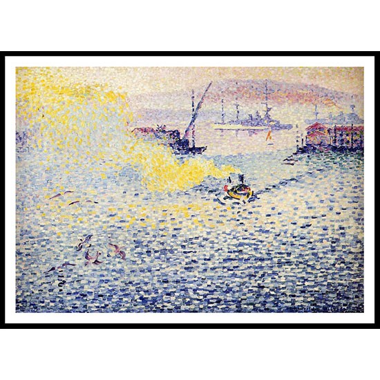 Toulon Winter Morning 1906 07, A New Print Of an Henri Edmond Cross Painting