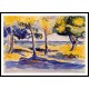 Trees by the Sea 1906 07, A New Print Of an Henri Edmond Cross Painting