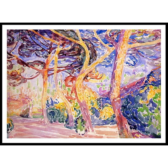 Under the Pines, A New Print Of an Henri Edmond Cross Painting