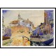 Venetian Canal 1903, A New Print Of an Henri Edmond Cross Painting