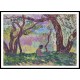 A Child Sitting under the Trees, A New Print Of an Henri  Labasque Painting