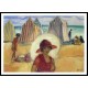 A Girl by the Sea, A New Print Of an Henri  Labasque Painting