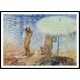 At the Beach, A New Print Of an Henri  Labasque Painting