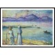 Bay at St Tropez, A New Print Of an Henri  Labasque Painting