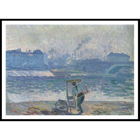 By the Marne, A New Print Of an Henri  Labasque Painting