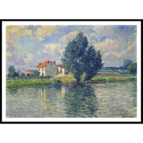 By the River, A New Print Of an Henri  Labasque Painting