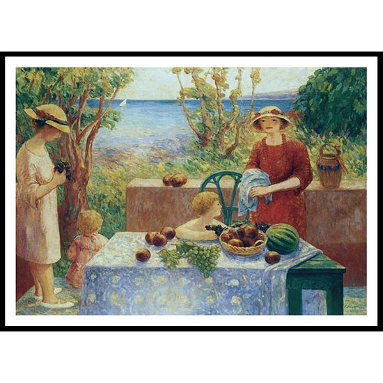 Champignu 1913, A New Print Of an Henri  Labasque Painting