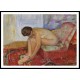 Female Nude Seated, A New Print Of an Henri  Labasque Painting