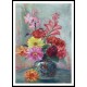 Gladioli and Dahlias, A New Print Of an Henri  Labasque Painting