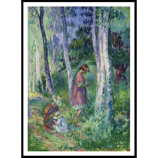 In the Forest the Harvest 1904, A New Print Of an Henri  Labasque Painting