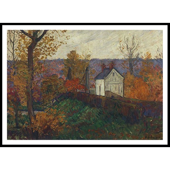 Landscape 01, A New Print Of an Henri Labasque Painting Landscape 01, A New Print Of an Henri Labasque Painting