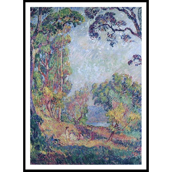 Landscape near Cannes, A New Print Of an Henri  Labasque Painting