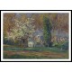 Landscape with House 1900, A New Print Of an Henri  Labasque Painting