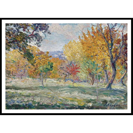 Landscape with Trees 1907, A New Print Of an Henri  Labasque Painting