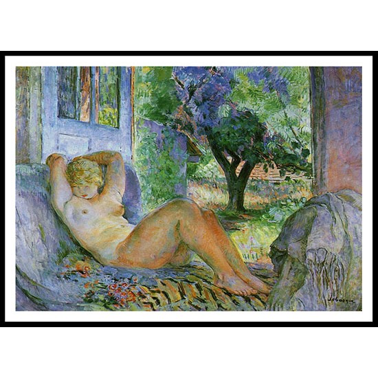 Large Nude 1920, A New Print Of an Henri  Labasque Painting