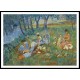 Les Andelys the Lebasque Family near the Water 1917, A New Print Of an Henri  Labasque Painting