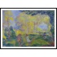 Marthe and Infant in Pierrefond Forest, A New Print Of an Henri  Labasque Painting