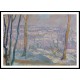 Montevrain under the Snow, A New Print Of an Henri  Labasque Painting