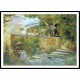 Nono and Madame Lebasque in the Garden, A New Print Of an Henri  Labasque Painting