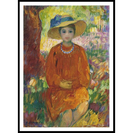 Nono in a Hat 1909, A New Print Of an Henri  Labasque Painting