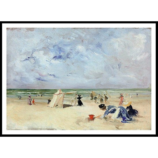 On the Beach 05, A New Print Of an Henri  Labasque Painting