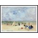 On the Beach 05, A New Print Of an Henri  Labasque Painting