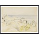 On the Beach 06, A New Print Of an Henri  Labasque Painting