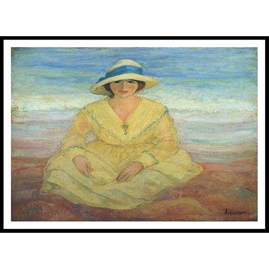 On the Beach 1920 02, A New Print Of an Henri  Labasque Painting