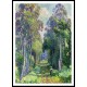 Pierrefonds a Walk in the Forest 1907, A New Print Of an Henri  Labasque Painting