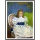 Portrait of Marcelle Mezieres Nine Years Old 1896, A New Print Of an Henri  Labasque Painting