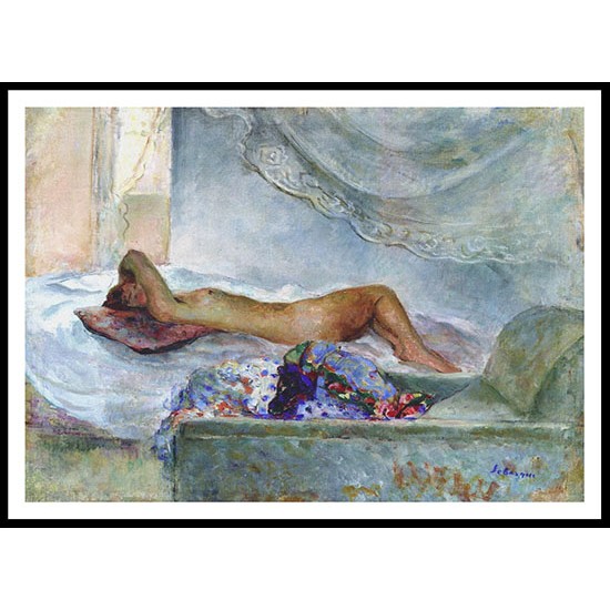 Reclining Nude 1925 30, A New Print Of an Henri  Labasque Painting