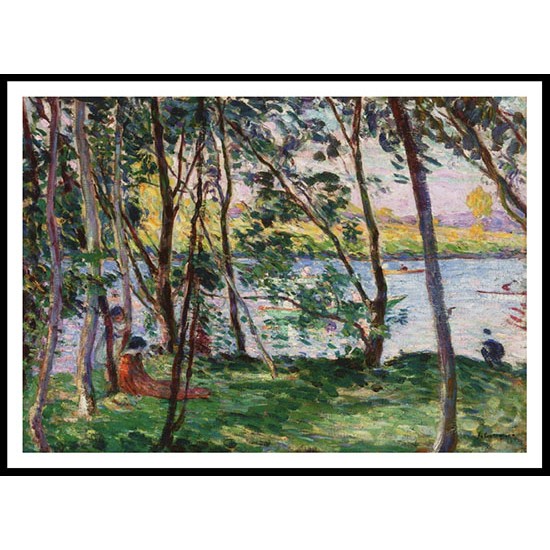 Rest on the Banks of the Yaudet 1897, A New Print Of an Henri  Labasque Painting