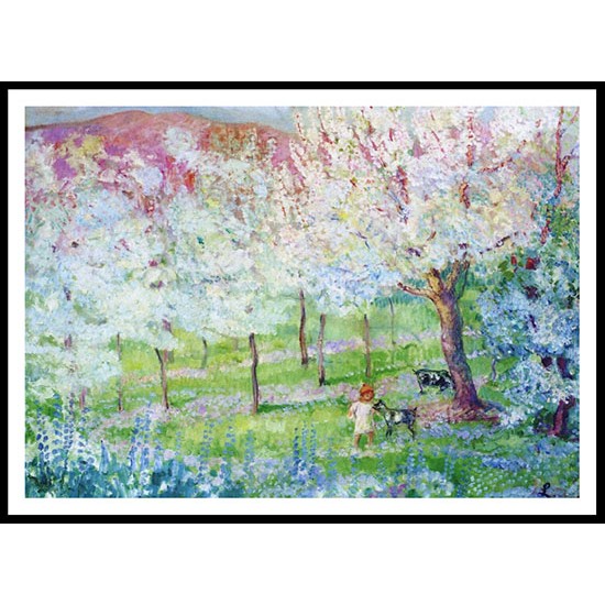 Spring Landscape 1913, A New Print Of an Henri  Labasque Painting