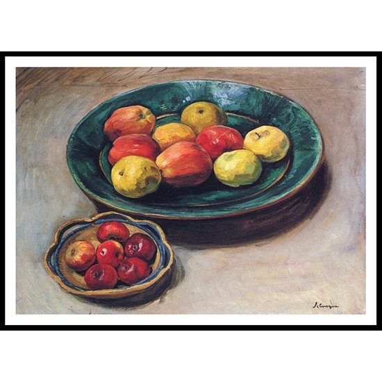 Still Life with Apples 1926, A New Print Of an Henri  Labasque Painting