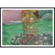 Stoned Vase with Flowers in the Garden 1922, A New Print Of an Henri  Labasque Painting