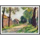 Street in Lagny in Chessy 1906, A New Print Of an Henri  Labasque Painting