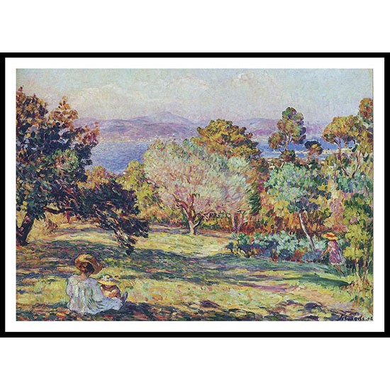 Summer Afternoon at Frejus 1906, A New Print Of an Henri  Labasque Painting